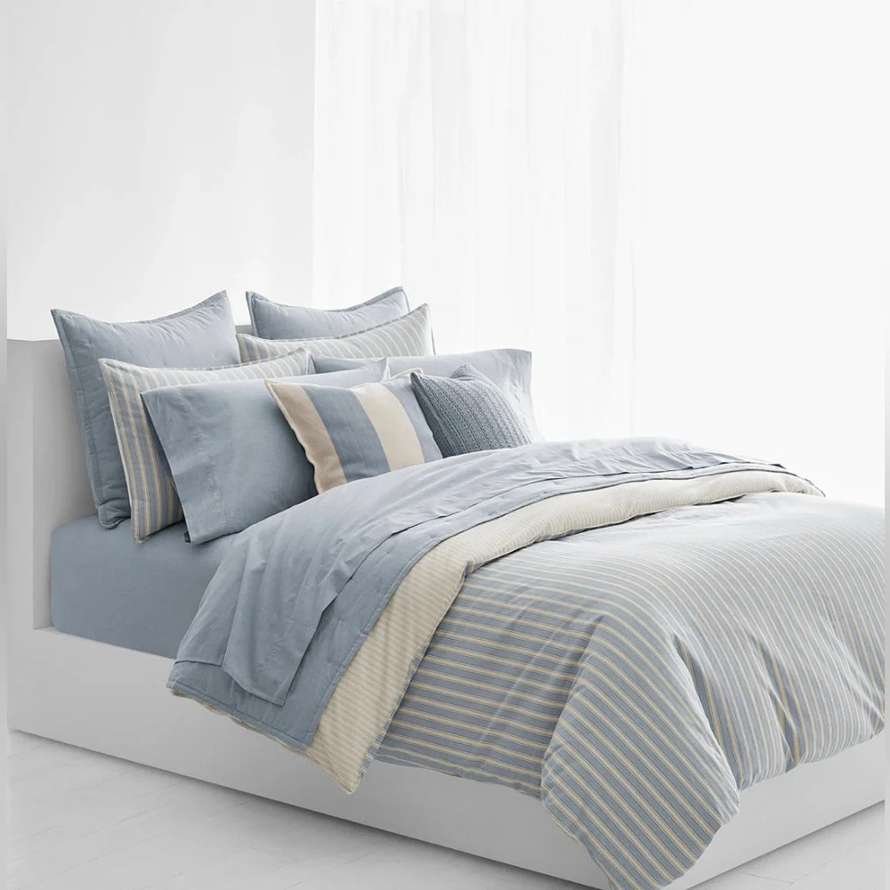 NWT Lauren Ralph Lauren Graydon Bold Stripe Duvet Cover